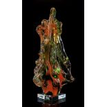 Glass ornamental object