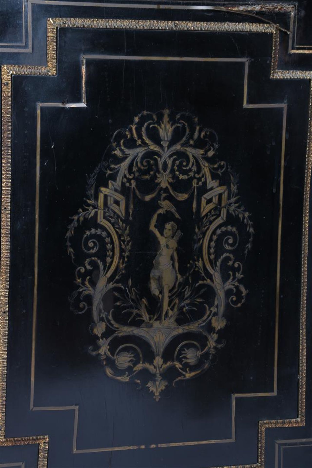 2 Napoleon III Boulle style 1-door wall cabinets - Image 5 of 13