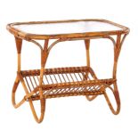 Rattan coffee table