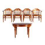 Dining room table and 4 armchairs