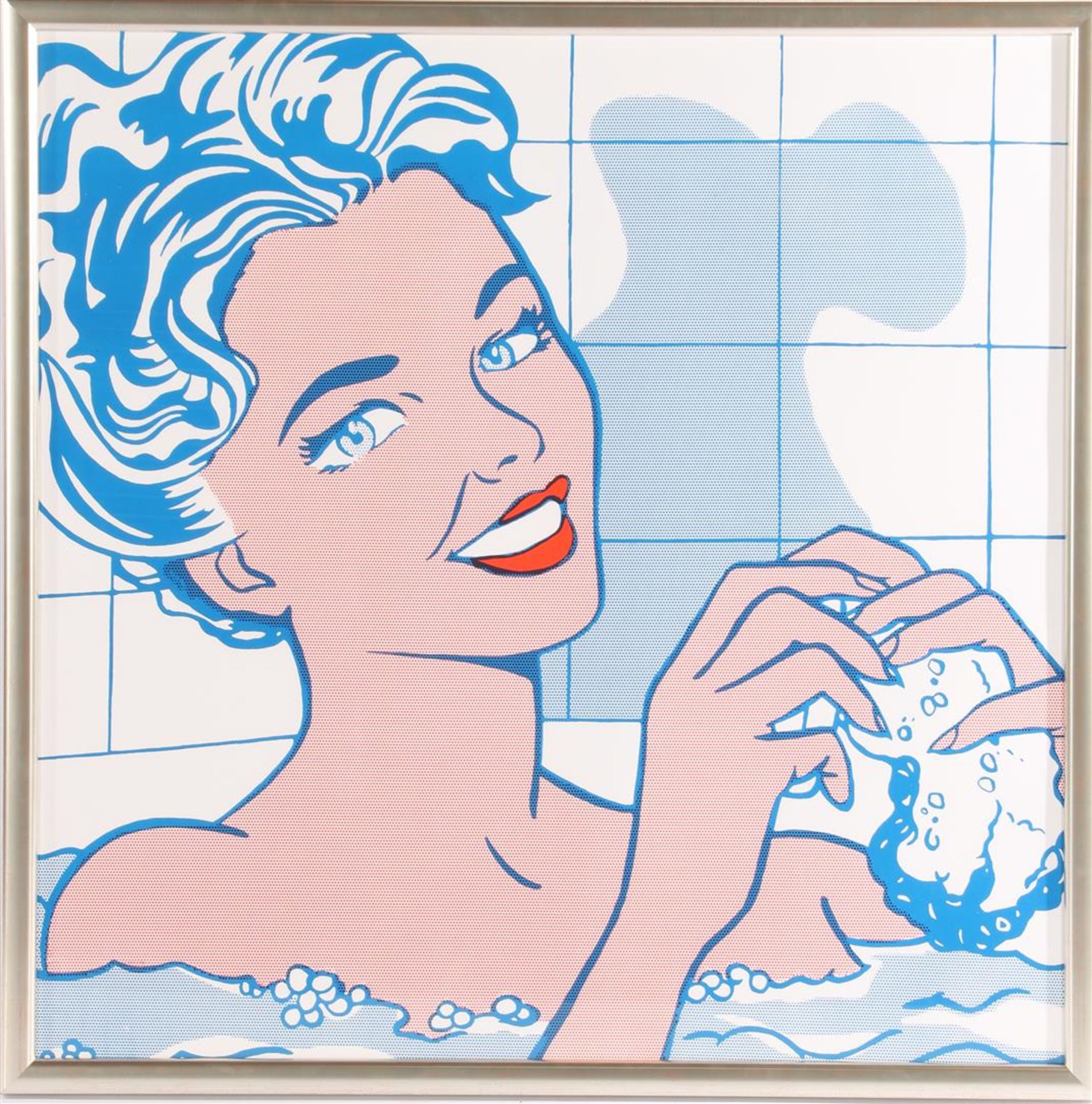 woman in the bath, graphics