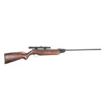 Weihrauch HW35 wind rifle with visor