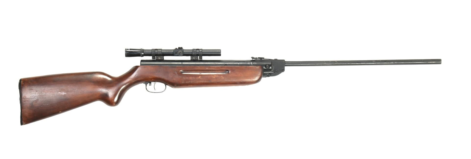 Weihrauch HW35 wind rifle with visor