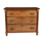 Oak chest of drawers