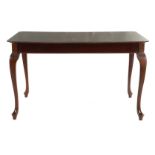 Top Form walnut veneer dining room table