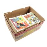 Box of Disney Donald Duck comic books