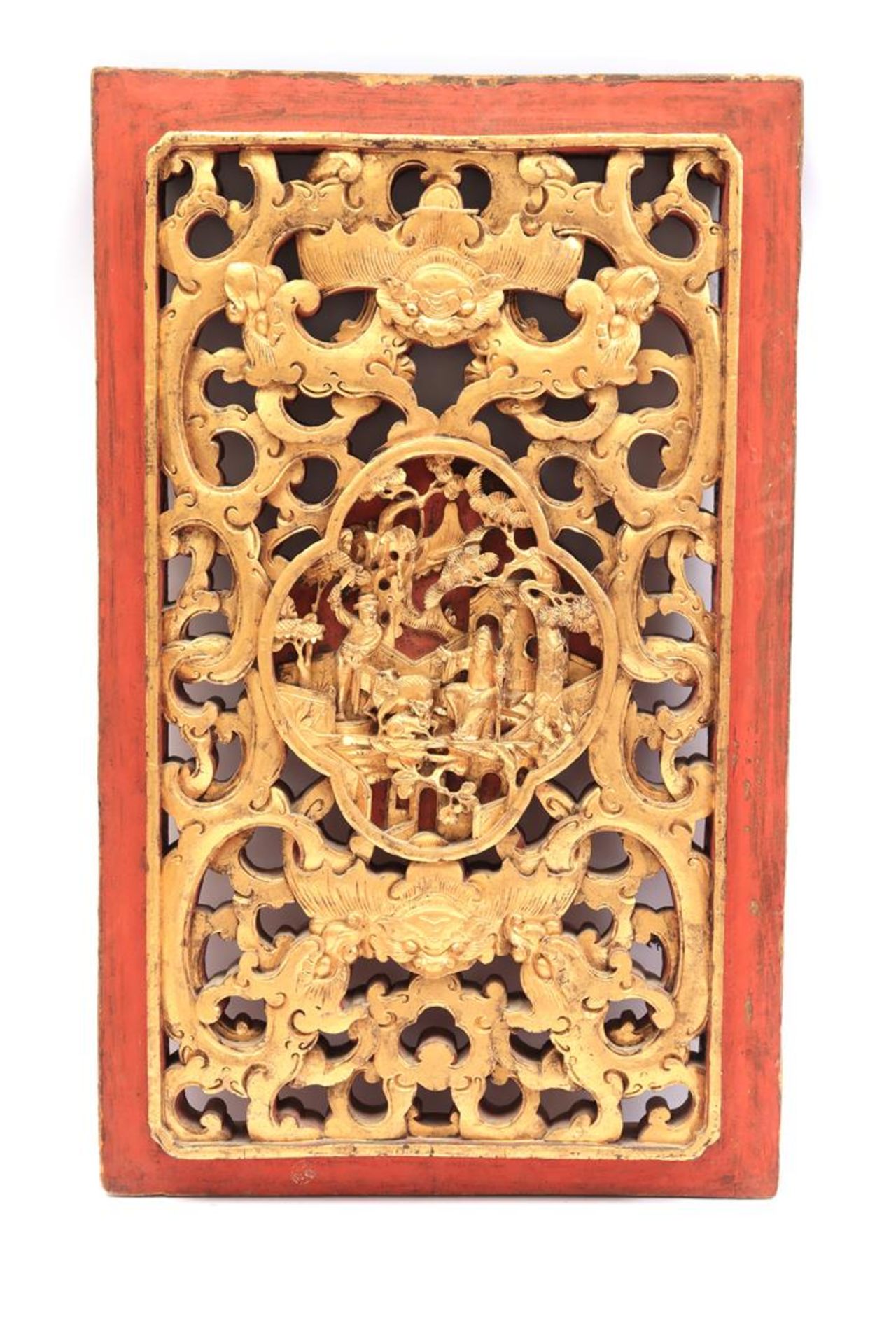 Richly carved wooden wall ornament - Image 4 of 4