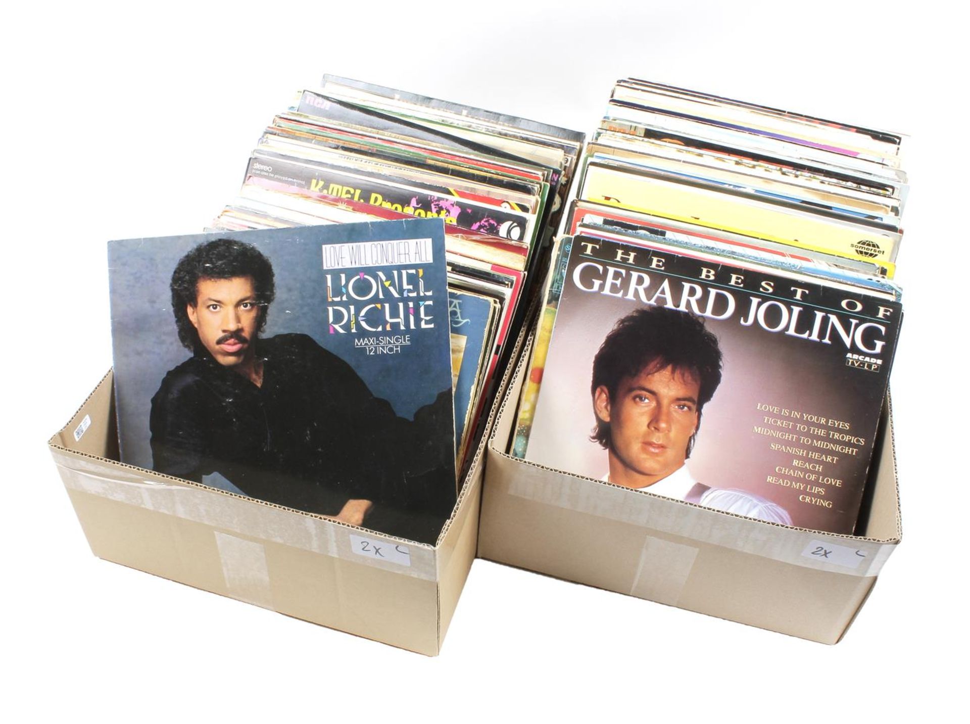 2 boxes of LP's various