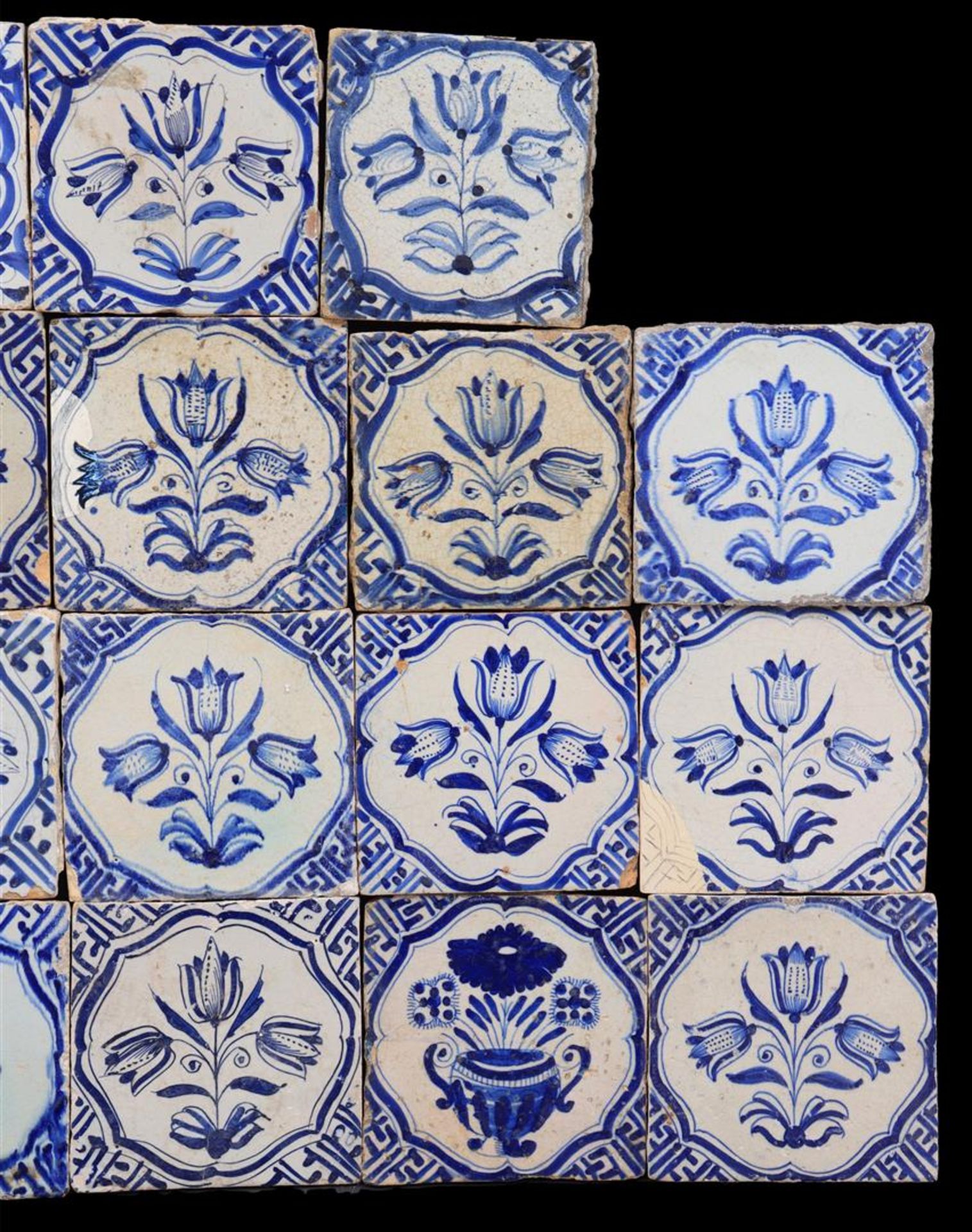22 glazed earthenware tiles - Image 2 of 3