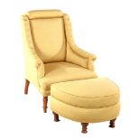 Upholstered armchair