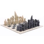 Soapstone chess game