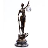 Bronze statue of Lady Justice