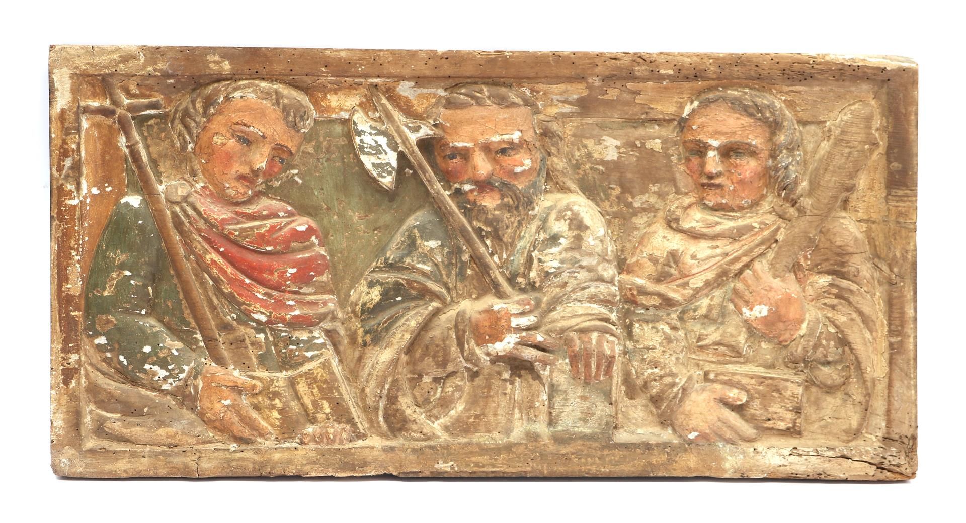 Antique wood fired panel