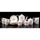 Chanel 6-person porcelain tea set