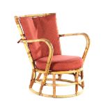 Rattan armchair