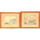 2 color lithographs