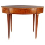 Walnut veneer Louis Seize table