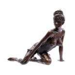 Bronze erotic statue