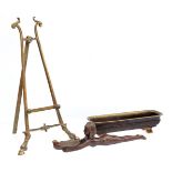 Brass painting stand