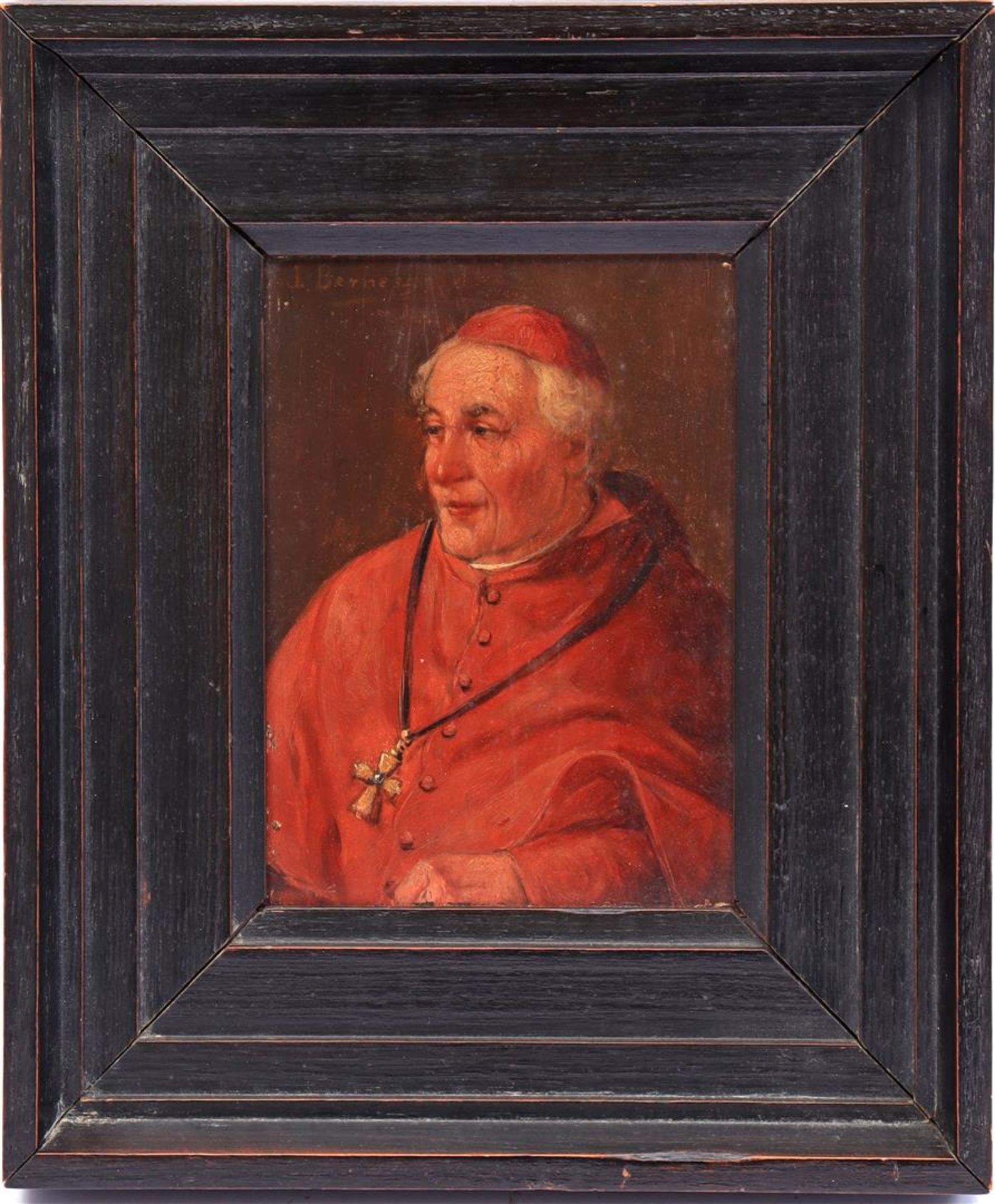 Signed R Bernes, cleric