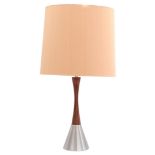 teak Swedish table table lamp