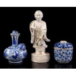 Blanc de Chine porcelain statue