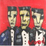 Oil painting after Herman Brood