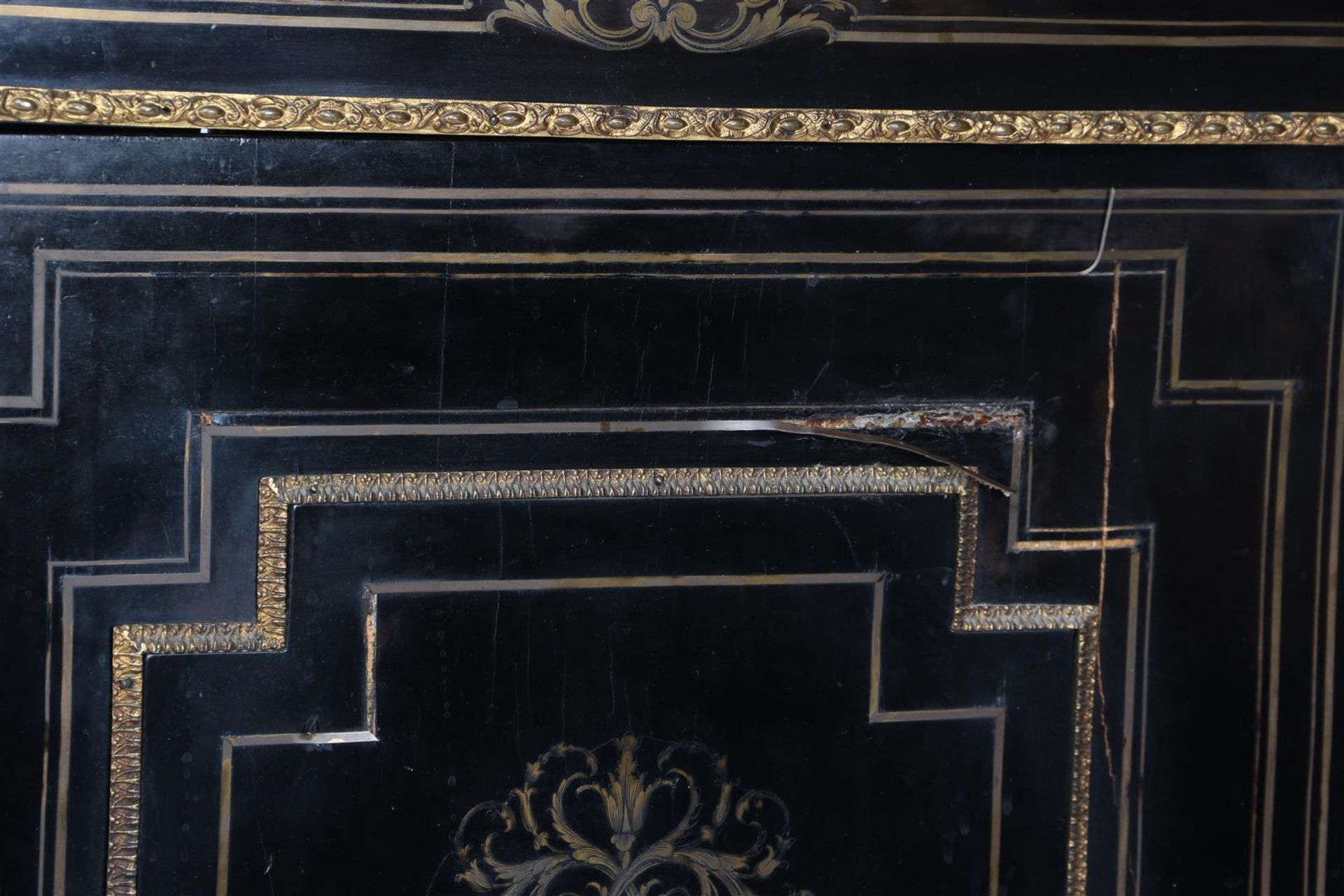 2 Napoleon III Boulle style 1-door wall cabinets - Image 6 of 13