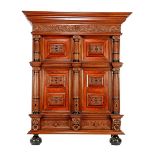 Oak Renaissance style cabinet