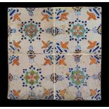 Glazed earthenware Haarlemmer tile field