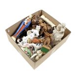 Box of various figurines
