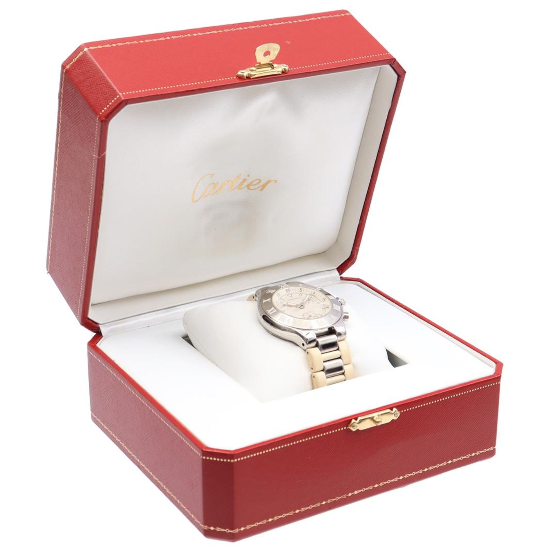 Cartier Chronoscaph 21 watch - Image 2 of 2