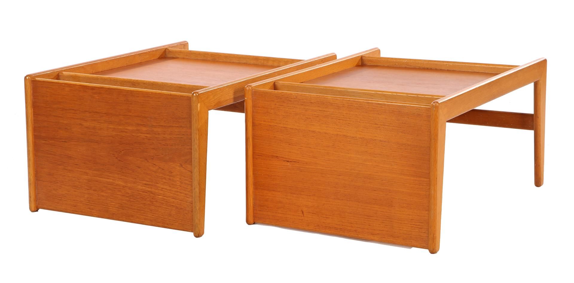 2 beechwood tables - Image 2 of 2