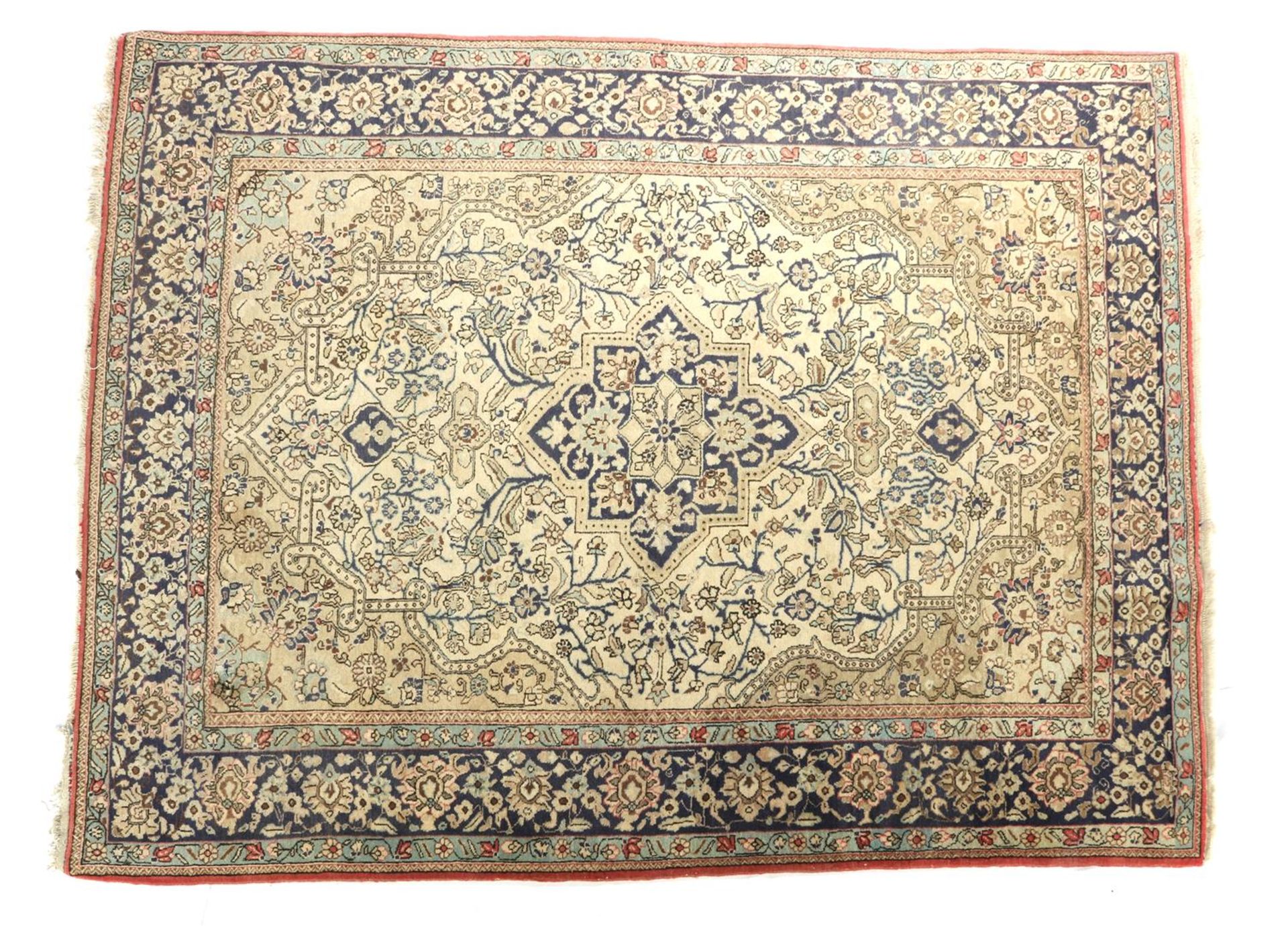 Oriental hand-knotted carpet