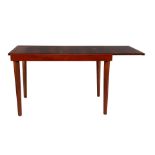 rosewood and walnut dining room table