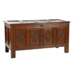 Oak blanket chest