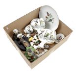 Box of porcelain and earthenware