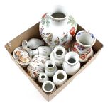Box of Chinese and Japanese porcelain