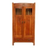 Oak linen cupboard