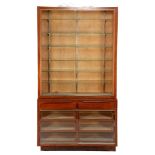 2-piece display cabinet