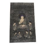 Oriental wall decoration with Buddha