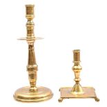 2 copper candlesticks