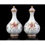 2 Samson porcelain jars