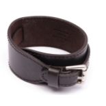 Leather wristband