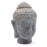 Concrete head of Buddha