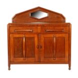 Oak Art Deco credenza