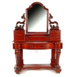 Biedermeier mobile dressing table