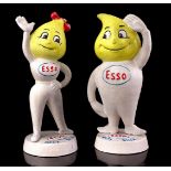 2 metal ESSO figures