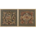 2 antique textile