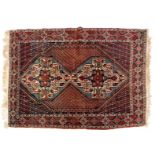 Hand-knotted wool rug